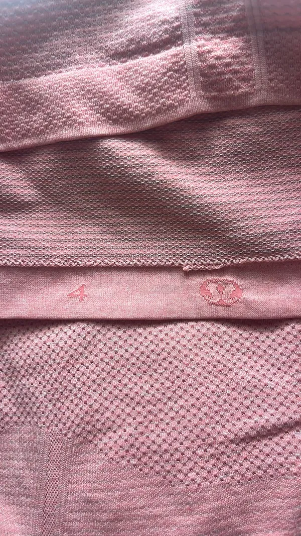 Pink Lululemon Swiftly Tech Short Sleeve - Image 4