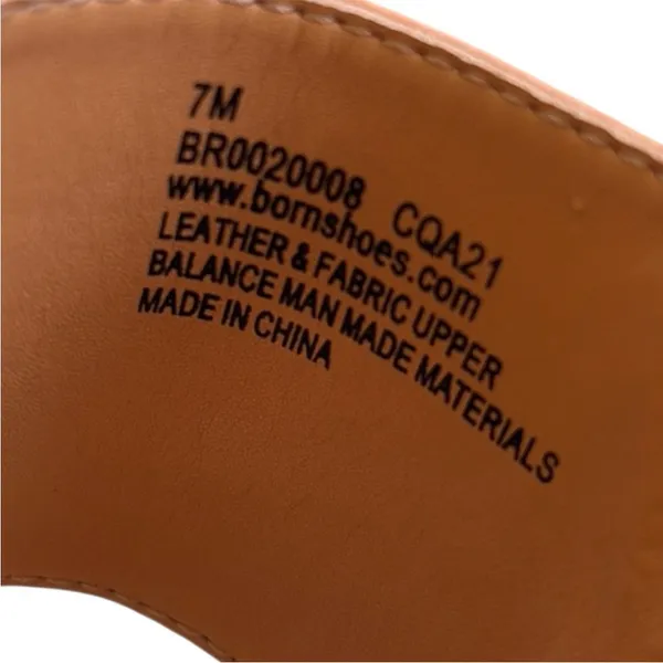 EUC Born Leather Two Strap Sandals Size 7 - Image 4