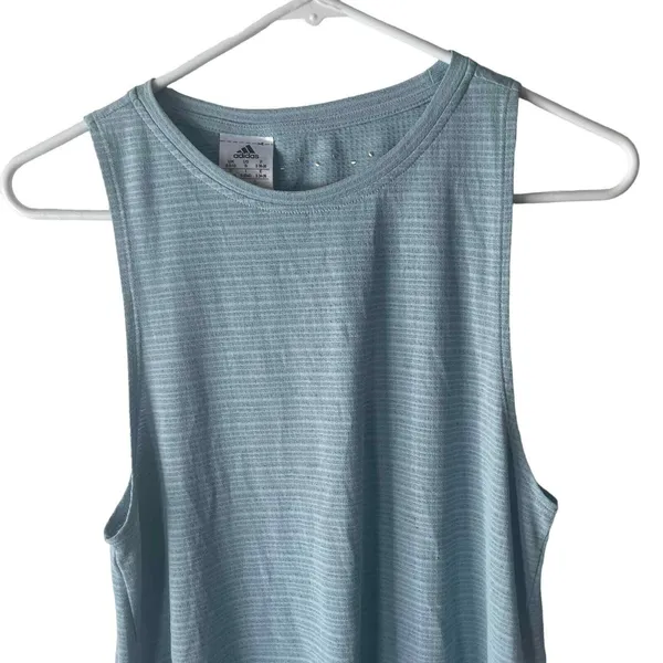 Adidas Size Small Light Blue Clima‎ Chill Tank Top Open Back - Image 2