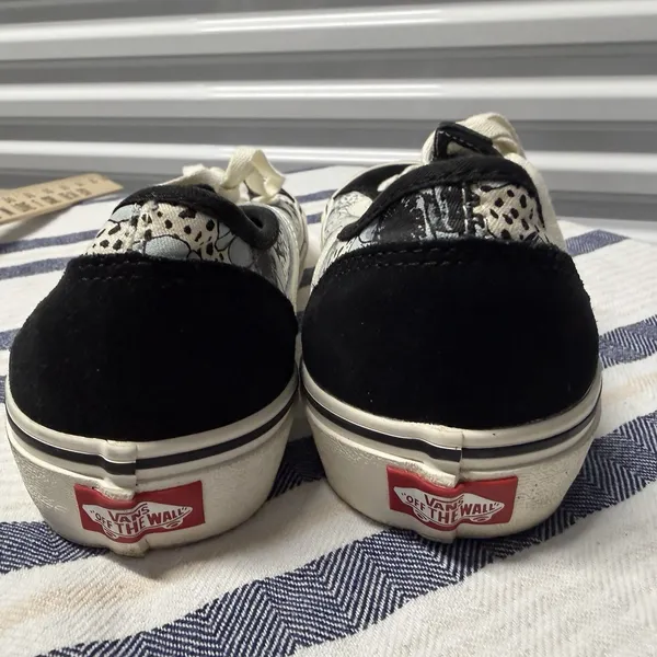 Vans Old Skool VR3 Cush Floral Sneakers Black White Lace Up Shoes Unisex Size 8 - Image 2