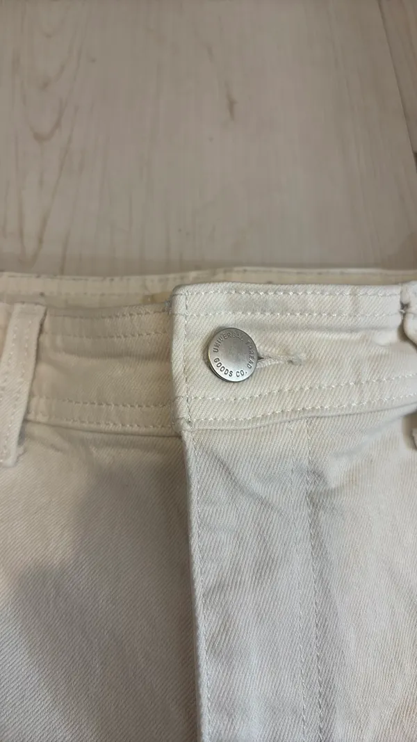 White Wide Leg Target Jeans - Image 5