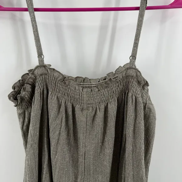 Amadi Tank Top SZ Small Wyatt NEW Boho Fairy Shimmer Anthropologie Smock Cami - Image 10