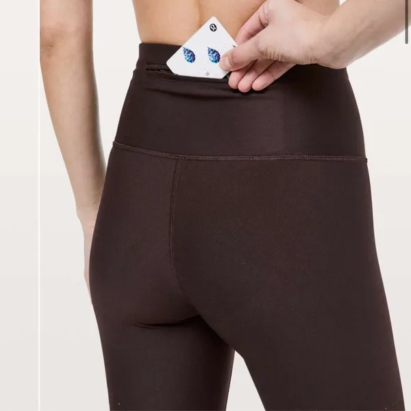 Lululemon Zoned In Tight 27" Plum Shadow Size 10 - Image 3