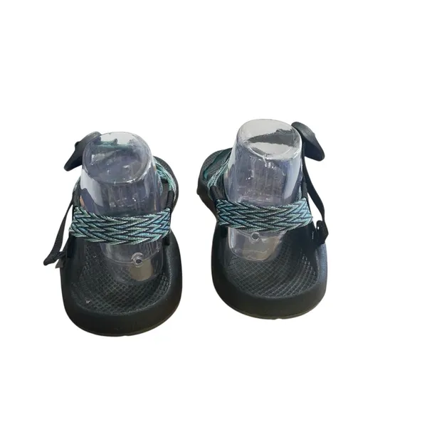 Chaco Adjustable Strappy Hiking Sandals Green/Black/Blue Women’s Size 11 - Image 5