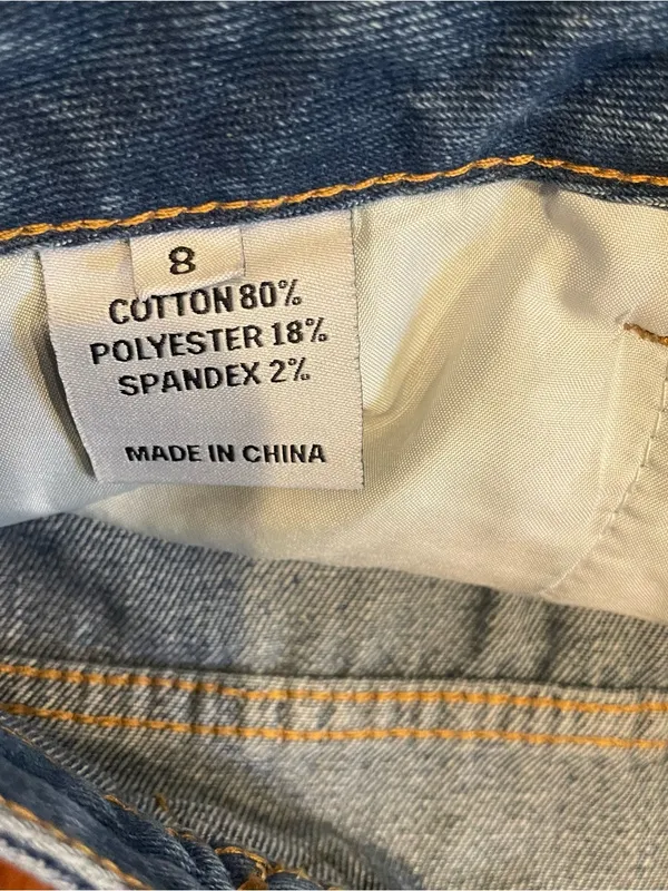 Barrel Leg High Rise Jeans Women’s 8 Y2K 90s Streetwear Normcore Medium Wash - Image 7