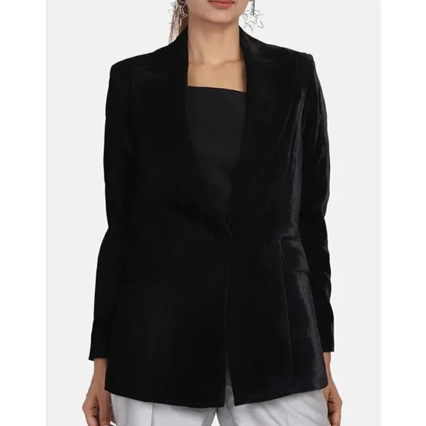 PowerSutra Velour Velvet Finnish Lined Jacket Women‎ Sz 11XL Office Holiday New - Image 3
