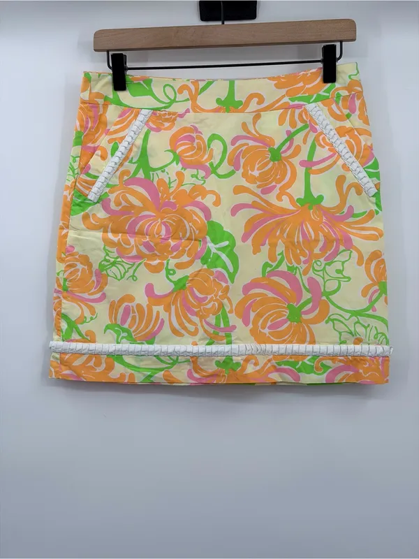Lilly Pulitzer Martini Skirt What a‎ Wonderful World Floral Size 2 - Image 2
