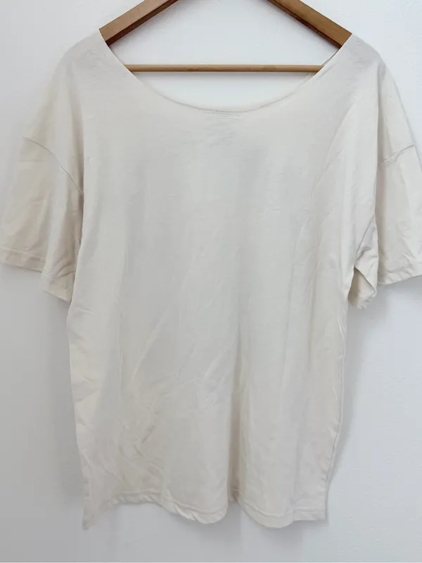 Post Malone Cowboy Off-the-Shoulder Graphic Off-White Tee - Image 8