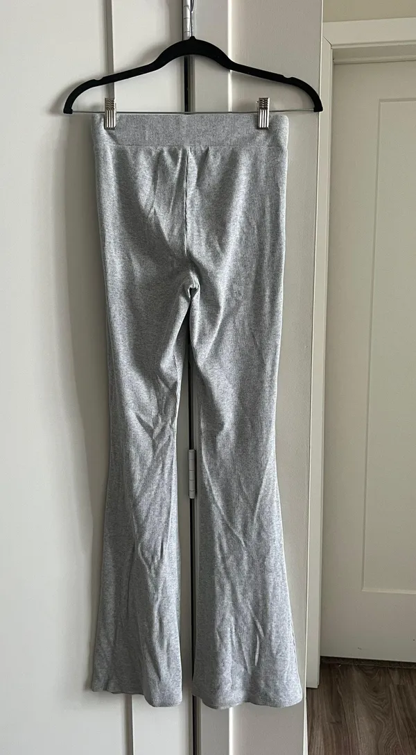 Aerie Ribbed High Rise Waisted Flare Pants - Image 2