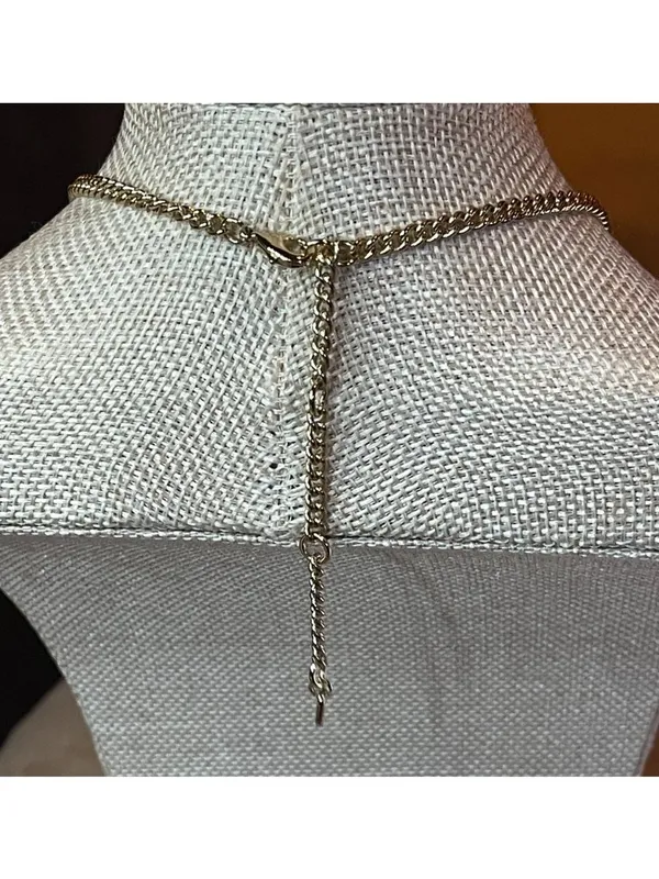 Lauren Ralph Lauren Gold Multicolor Crystal Necklace - Image 5