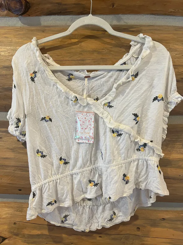 Free People Full Bloom Embroidered Top - Image 2