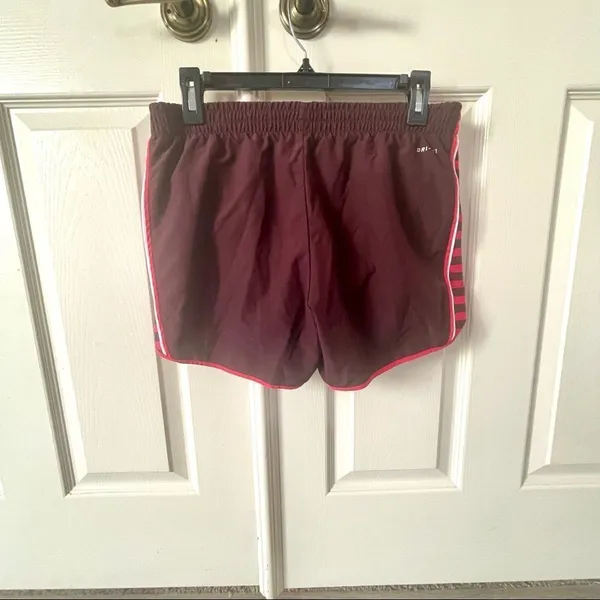 Nike pink brown stripe dri fit shorts - Image 7