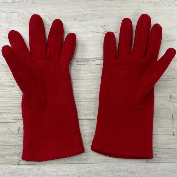 Vintage Bath & Body Works Red Winter Hat And Glove Set - Image 2