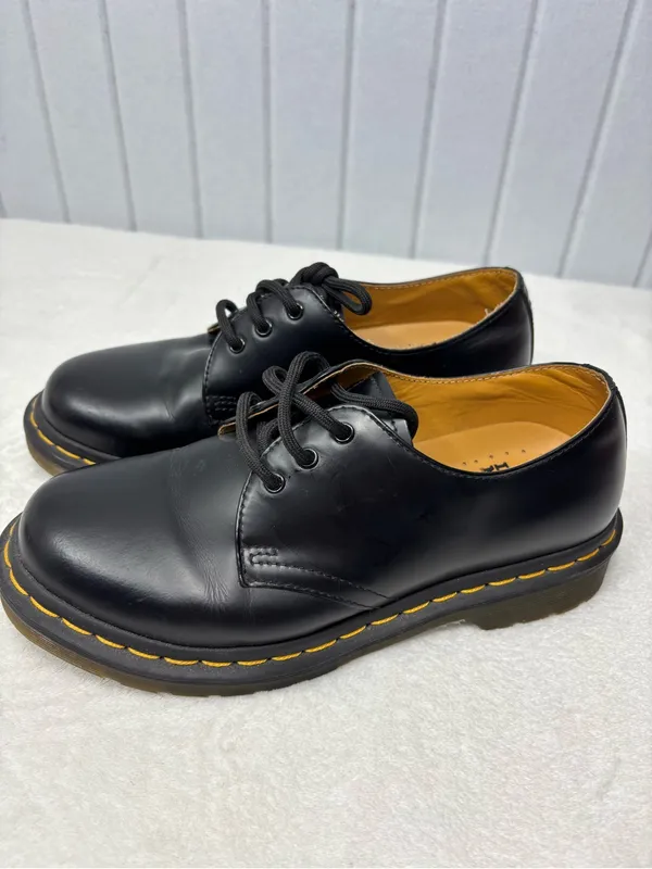 Dr. Martens 11837 Smooth Leather Oxford Shoes - Black - Women's Size‎ 6 - Image 7