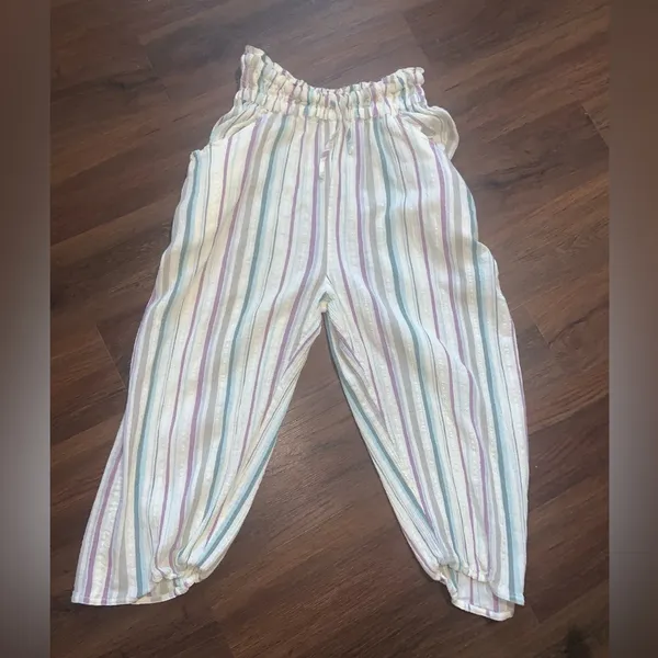 Lust Over Yarn Dyed Pants free people sundrenched stripe casual barrel fall $108 - Image 5