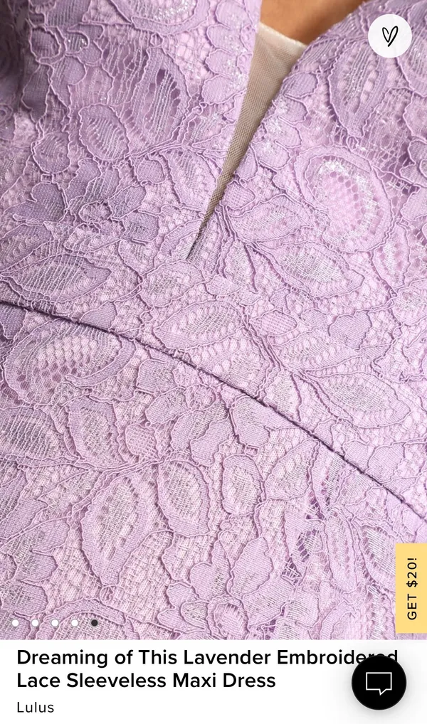 Lulus Lavender Lace Maxi Dress - Image 5