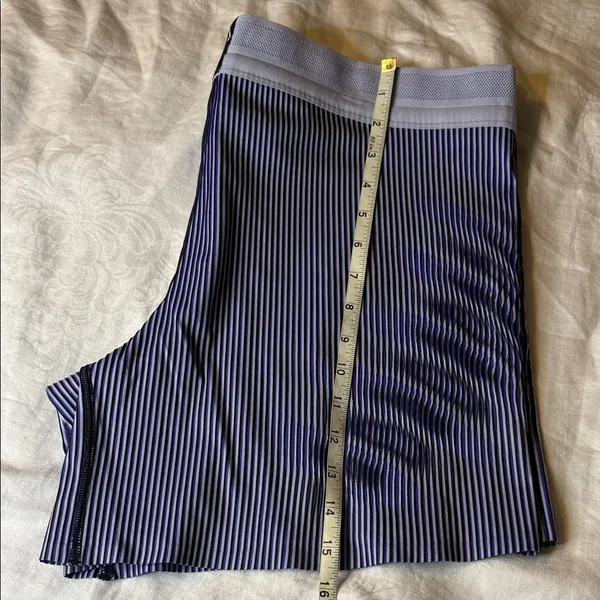 Nike Purple Pinstripe Athletic Shorts - Image 6