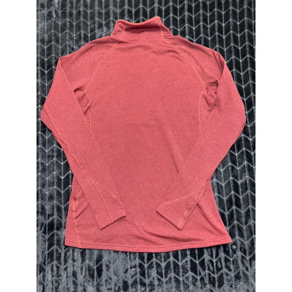 Patagonia Women's Base Layer Capilene Expedition Zip-Neck Pullover Red Sz L VTG - Image 6