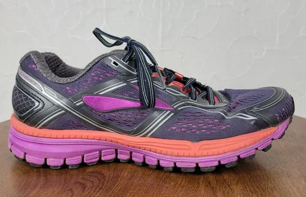 Brooks Ghost 8th Edition Womens Shoes 8.5 Purple Mesh DNA Loft Athletic Running - Image 3