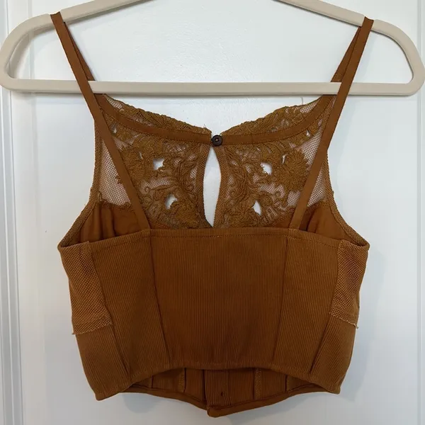 Free People Have My Heart Crop Tank Top Size XS - Image 5