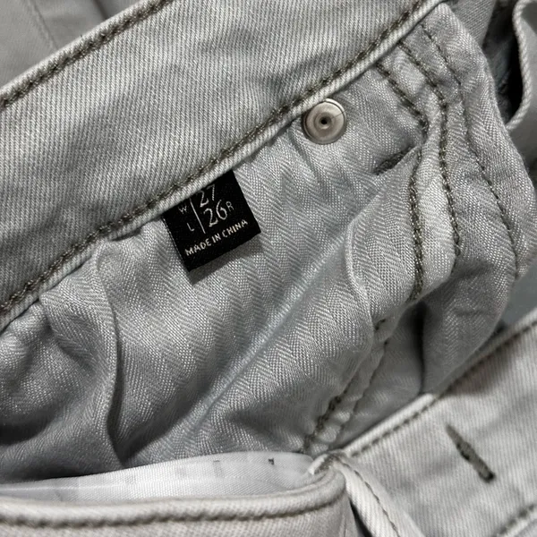 Abercrombie‎ & Fitch Women Gray Distressed Jeans Signature Collection size 27 - Image 7