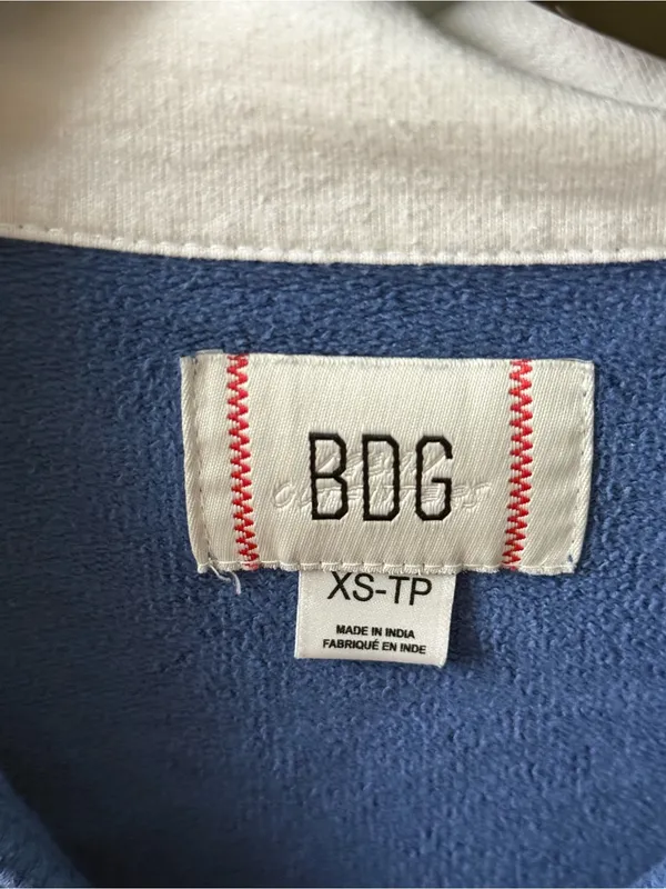 Urban Outfitters BDG Captain 97 Applique Graphic Long Sleeve Rugby Pullover - Image 4