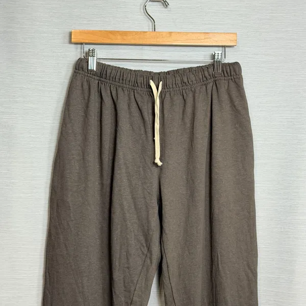Asatre Women Hemp Blend Jogger Lounge Pants Charcoal Grey Size L - Image 4