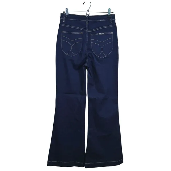 Rolla's Eastcoast Flare Jeans High Rise Womens Size 27 Dark Wash Denim Y2K 90s - Image 3