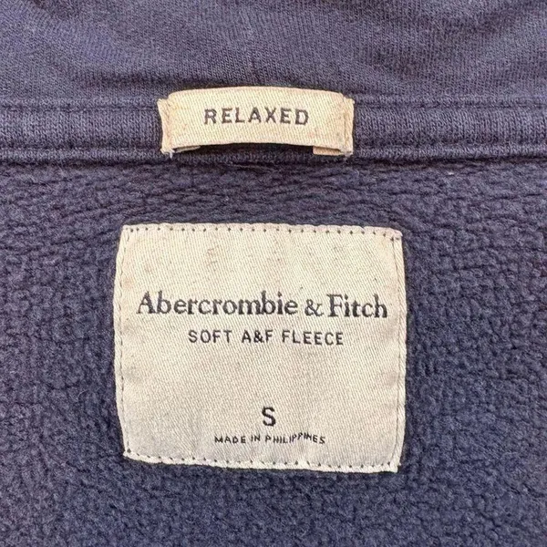 Abercrombie & Fitch Soft Collection Relaxed Fit Embroidered Hoodie | Size Small - Image 9