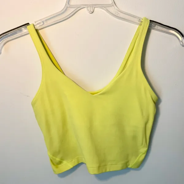 Yellow Lululemon Align Top Size 6 - Image 3