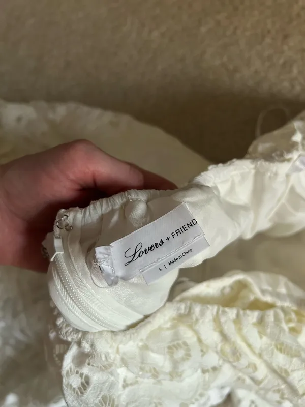 Lovers and friends lace mini white dress - Image 5