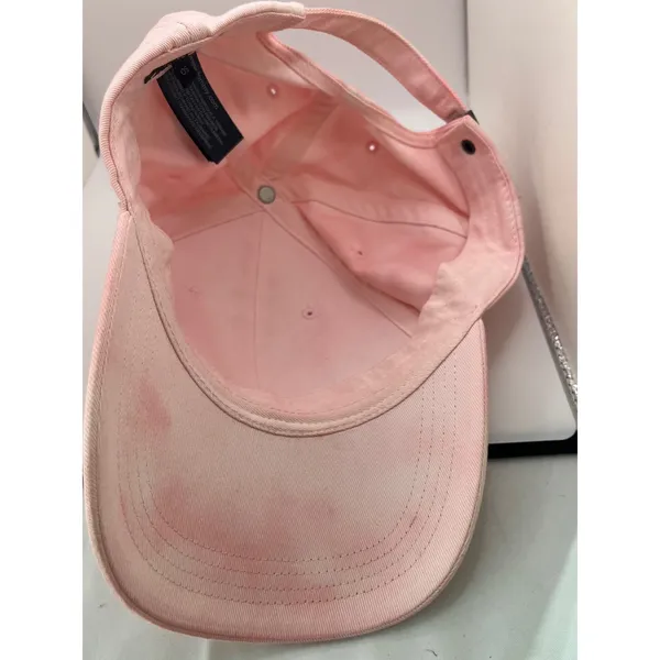 Tommy Hilfiger Tie Dye Baseball Cap Women OS Pink‎ Adjustable Embroidered Logo - Image 7