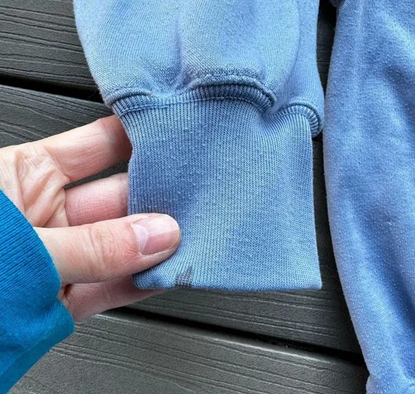 Separate Issue Vintage Granny Core Grandma Blue Crewneck Sweater Pullover Medium - Image 6
