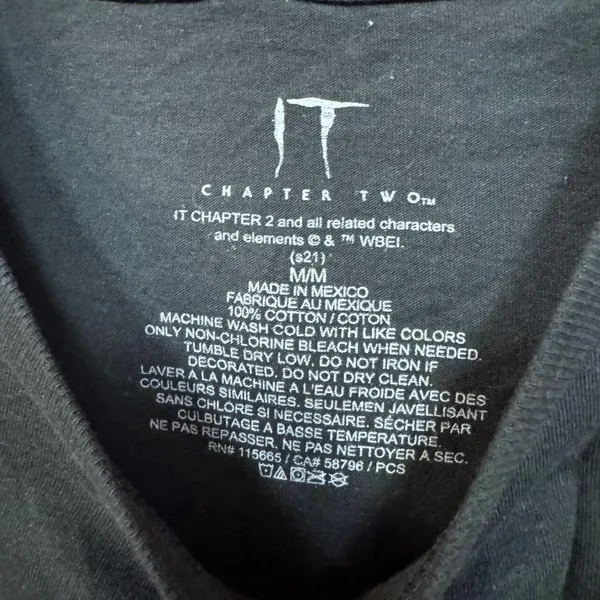 Toxic Pennywise the Clown IT Chapter Two Horror Movie Tee M - Image 4