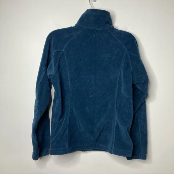 Columbia‎ thick fleece jacket navy blue size medium - Image 3