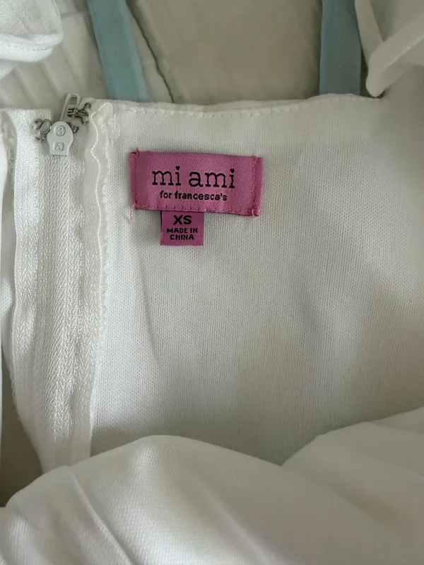 Mi Ami Francesca's White Romper - Image 3