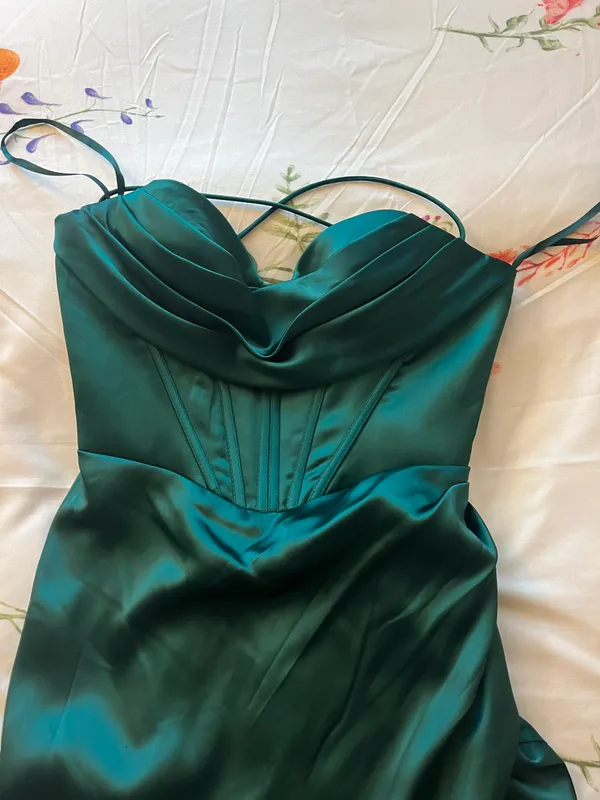 Prom Dress Green Size XS - Image 5