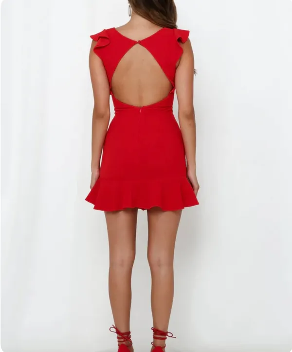 Hello Molly Dress Mini Red - Image 4