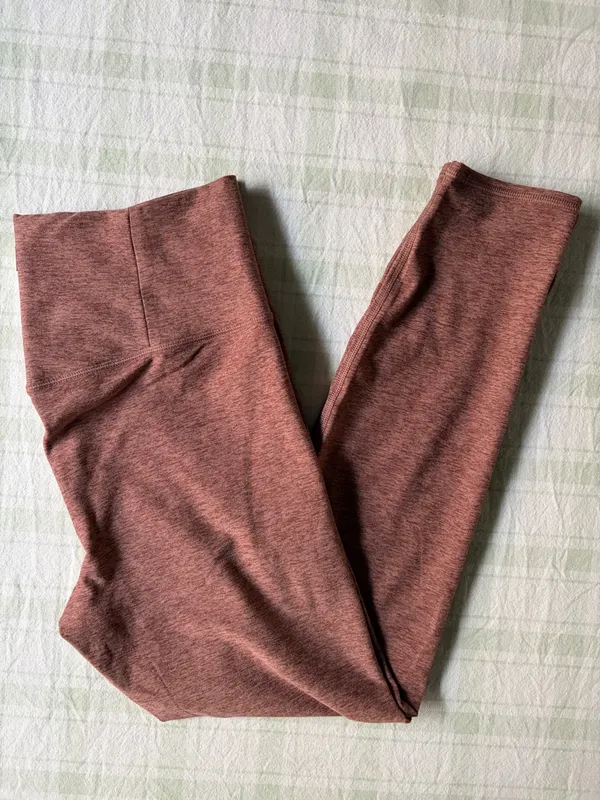 Vuori High-Waist Rust Heather Leggings - Image 3