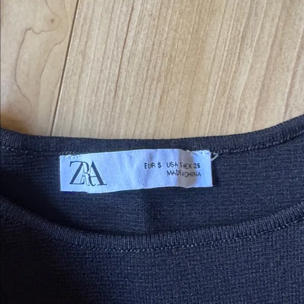 Zara Elegant Black Women's Blouse - Image 2