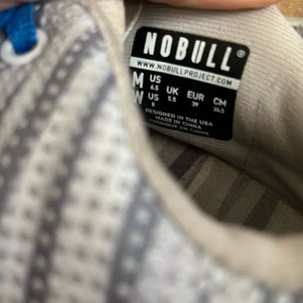NOBULL Ice Burst Light Grey Crossfit Trainer‎ Shoes Sneakers 6.5 M / 8 W - Image 5