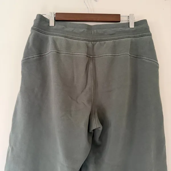 Lululemon Scuba Mid Rise Wide Leg Pant Full Length Green Women's‎ Size 10 - Image 6