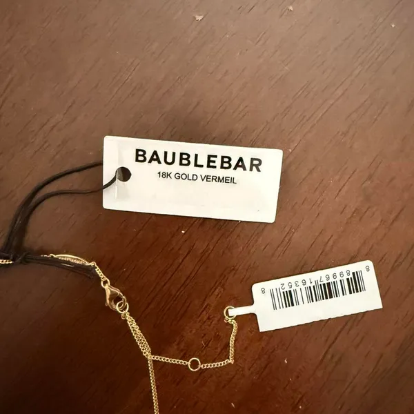 BaubleBar Gold Vermeil Necklace - Image 2