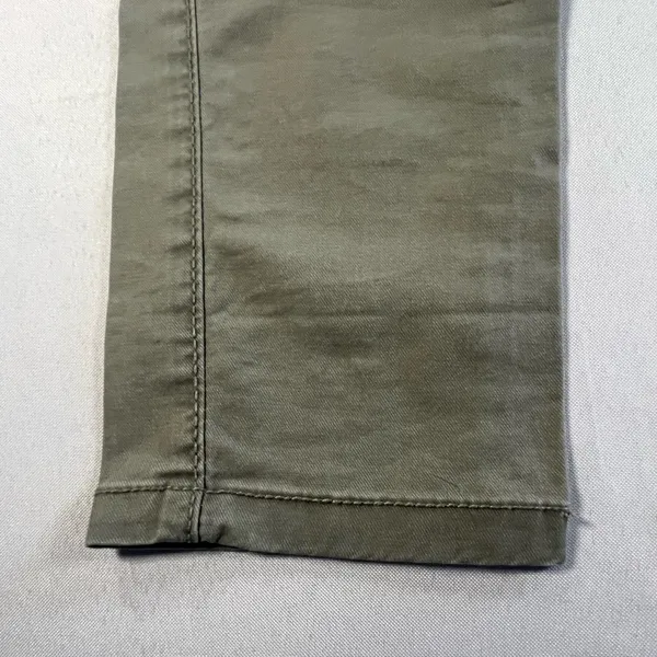 Miss Me • Olive Green Cargo Jeans Bead Embellished Cross Accent Size 26 - Image 2