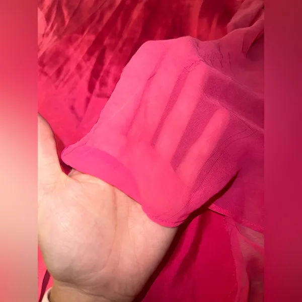 Victoria’s Secret RARE Sheer Pink Chemise Slip Dress L - Image 8
