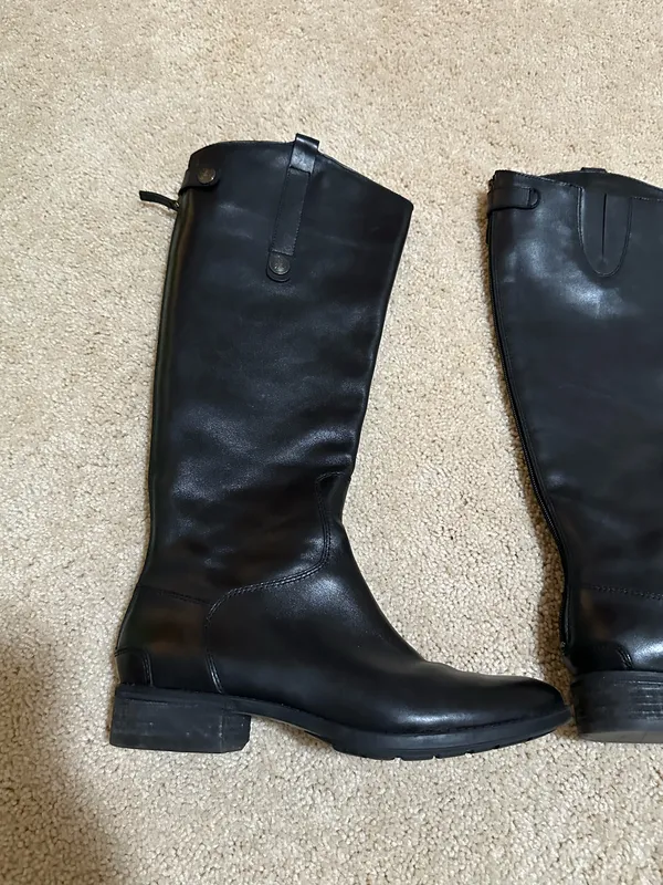 Sam Edelman Black Leather Knee‑High Boots - Image 2