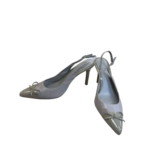 Lauren Ralph Lauren Womens Gray-Green Heels Size 9.5B SKU 8244 - Image 2