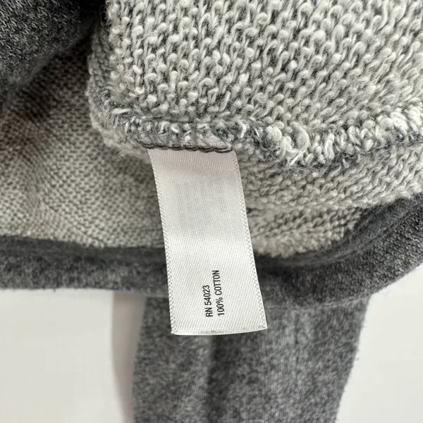 Gap‎ size Small zip up gray moto style jacket with pockets 100% cotton - Image 7