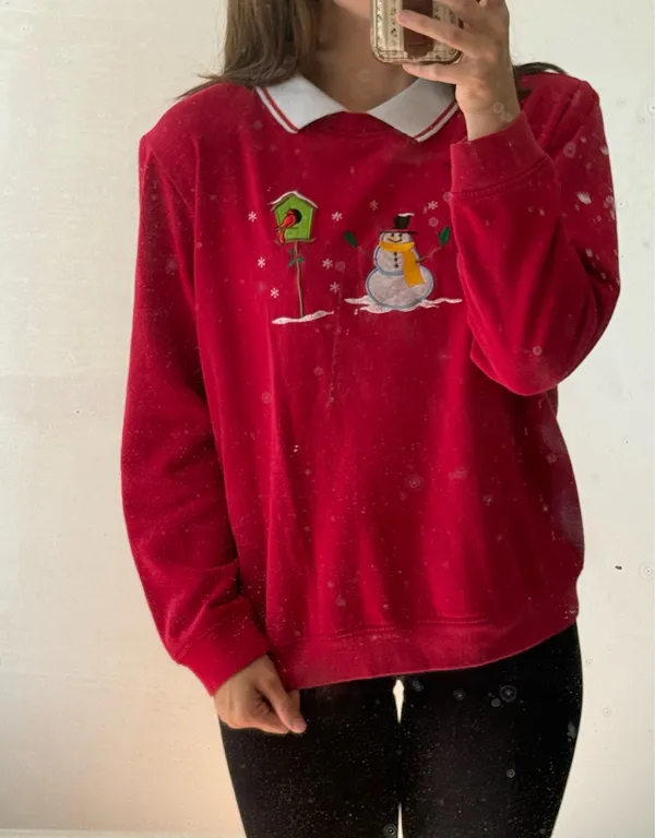 Red Christmas Sweater - Image 5