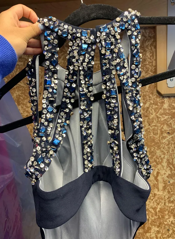 Macy's Blue Prom Dress - Image 3